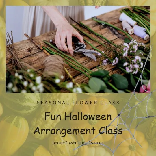 Halloween Flower School Arrangement Class - Wednesday 30th October